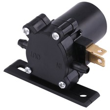 Windshield Washer Pump, 12V Windscreen Pump Motor Universal Car Black