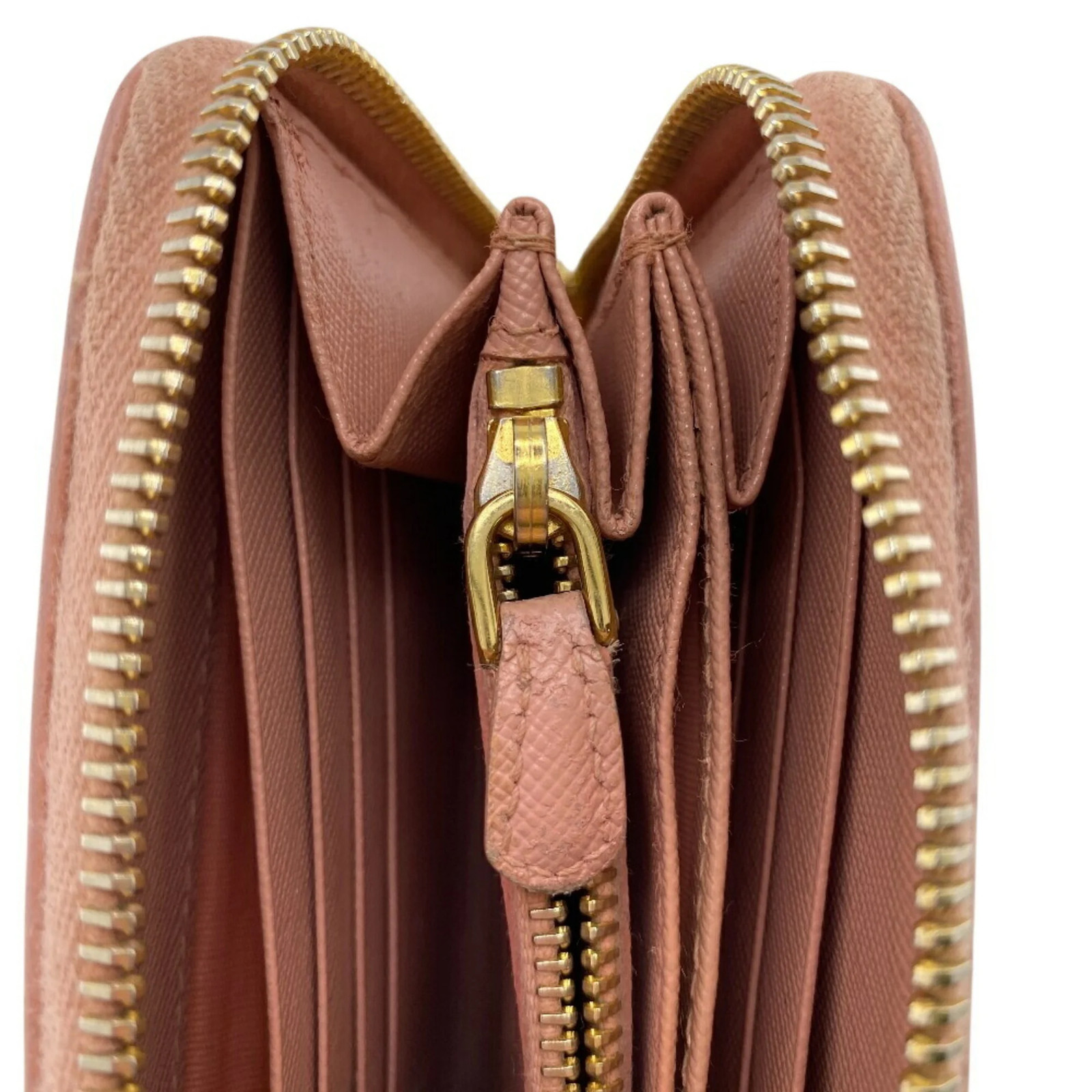 PRADA 1ML506 Saffiano Long Wallet, Pink, Women's GZl1f7vy thumbnail 12