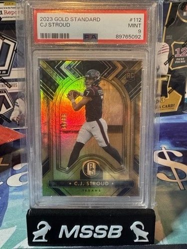 2023 Panini Gold Standard #112 CJ Stroud Rookie RC /99 PSA 9 MINT