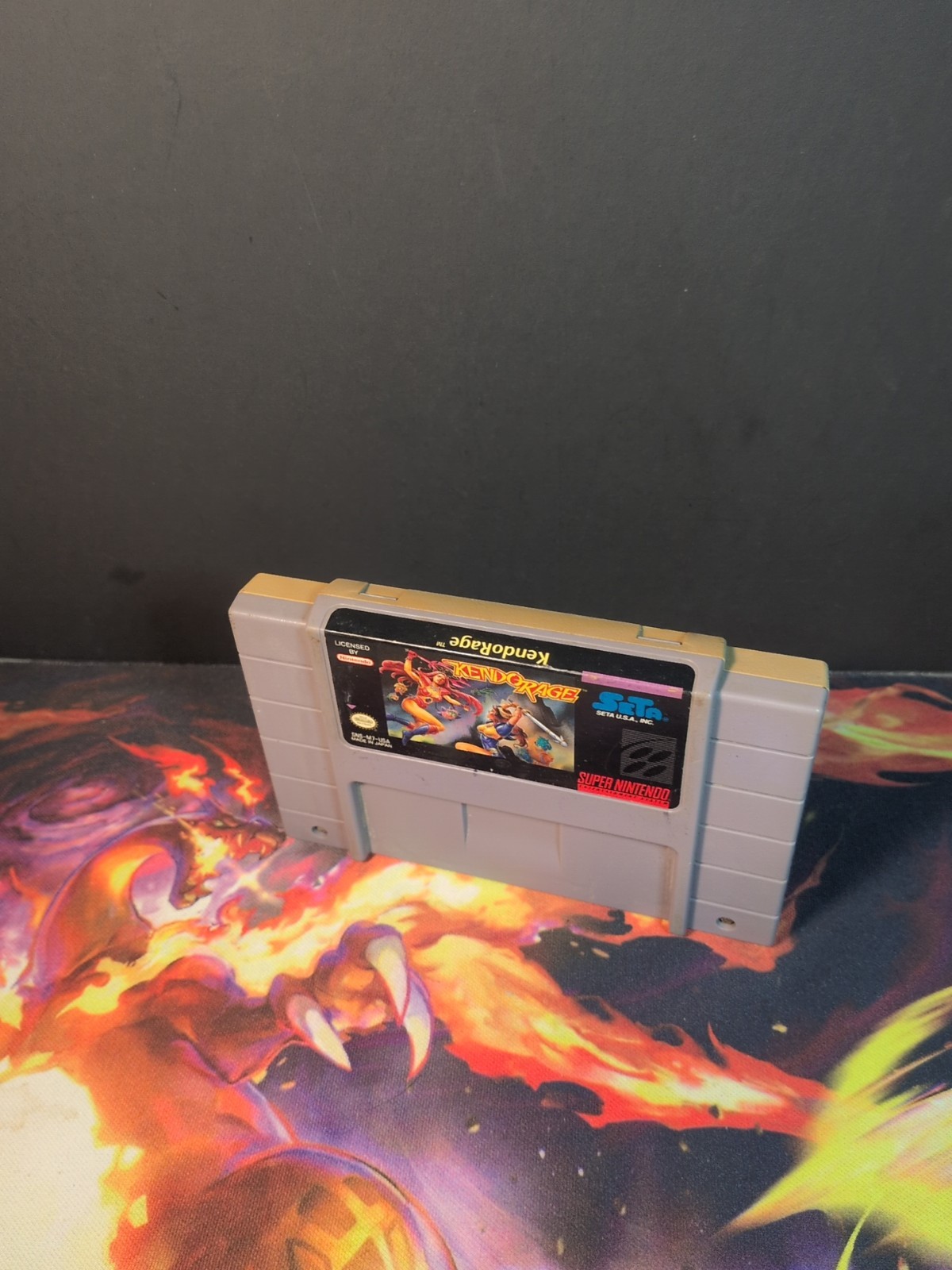 Kendo Rage (1993) SNES Video Game Cartridge Super Nintendo Vintage Tested 