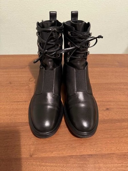 Women Casadei Boots Black Leather 39