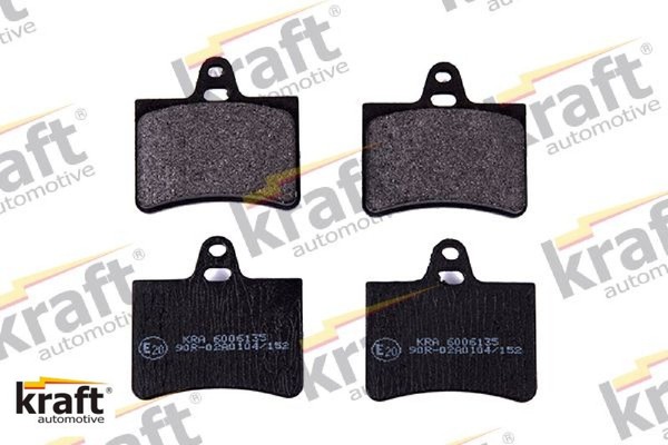 Kraft 6006135 Bremsbelagsatz FüR Scheibenbremse Bremsbelagsatz FüR Citroen-image
