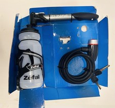 Zefal Bicycle Starter Pack - Pump,Cable Lock+keys,bottle w cage (no Lights)