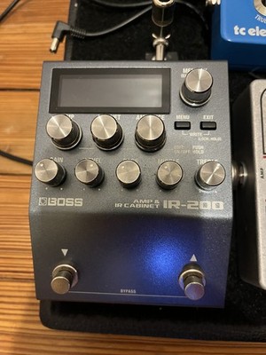 Boss IR-200 Amp and Cabinet Sim + IR loader