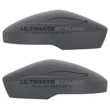 VW T-Roc 2017-2022 Wing Door Mirror Cover Cap Casing Primed 1 Pair Left & Right
