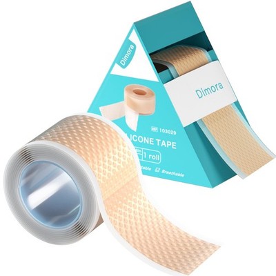 Dimora Silicone Medical Tape - Hypoallergenic First Aid Tapes Easy Tear Design