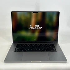 MacBook Pro 16 2021 M1 Pro 10-Core CPU 16-Core GPU 32GB 512GB SSD Gray - Dent