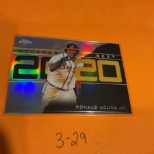2020 Topps Chrome Update Decades Next Ronald Acuna Jr Refractor #DNC-5 Braves