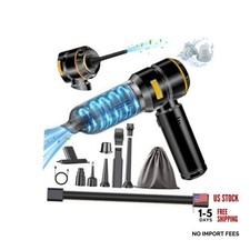Car Vacuum Cleaner High Power - 22000PA Portable Cars Vacuum 4 in 1 Black