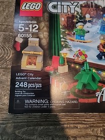 LEGO NIB 60155 CITY 2017 Advent Calendar Christmas New Unpunched (open box)