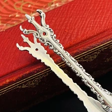 Louis XV  Sugar Tongs Sterling Silver by WHITING - Gorham Silver - 4.25"
