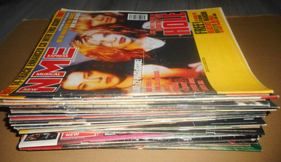 35 ISSUES OF NEW MUSICAL EXPRESS , (NME) 1990/00S, BLUR, COURTNEY LOVE,NICK CAVE