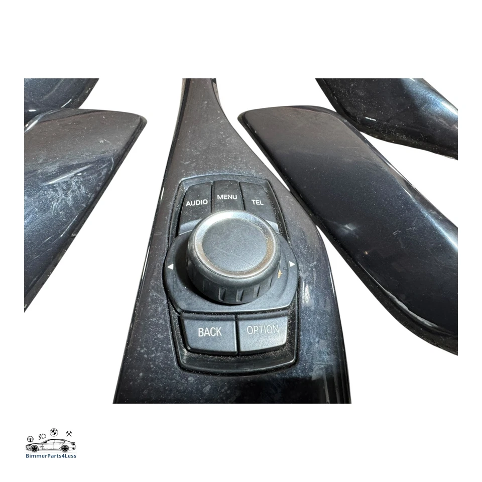 BMW 1 Series F20 M Sport Dashboard Center Console Door Interior Trim Black Red - Image 2 of 4