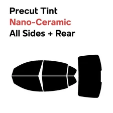 Precut Window Film Car Nano Ceramic DIY Tint for Hyundai Genesis 2009-2014 Sedan