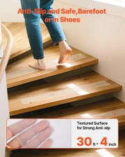 Anti-Slip Tape, Safe & Comfortable for Bare Feet