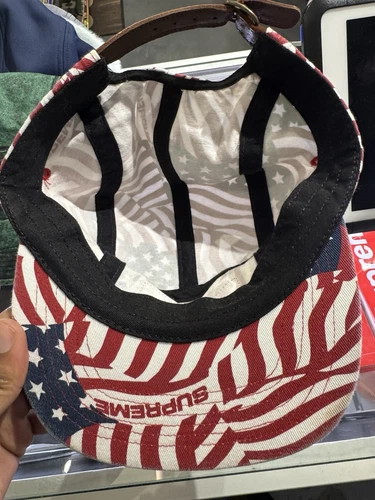 Casquette de camp en sergé chino lavé SUPREME 20SS