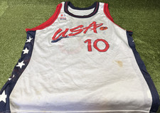 Vintage Champion Jersey USA Team Reggie Miller #10 Dream Team 1996. Used!