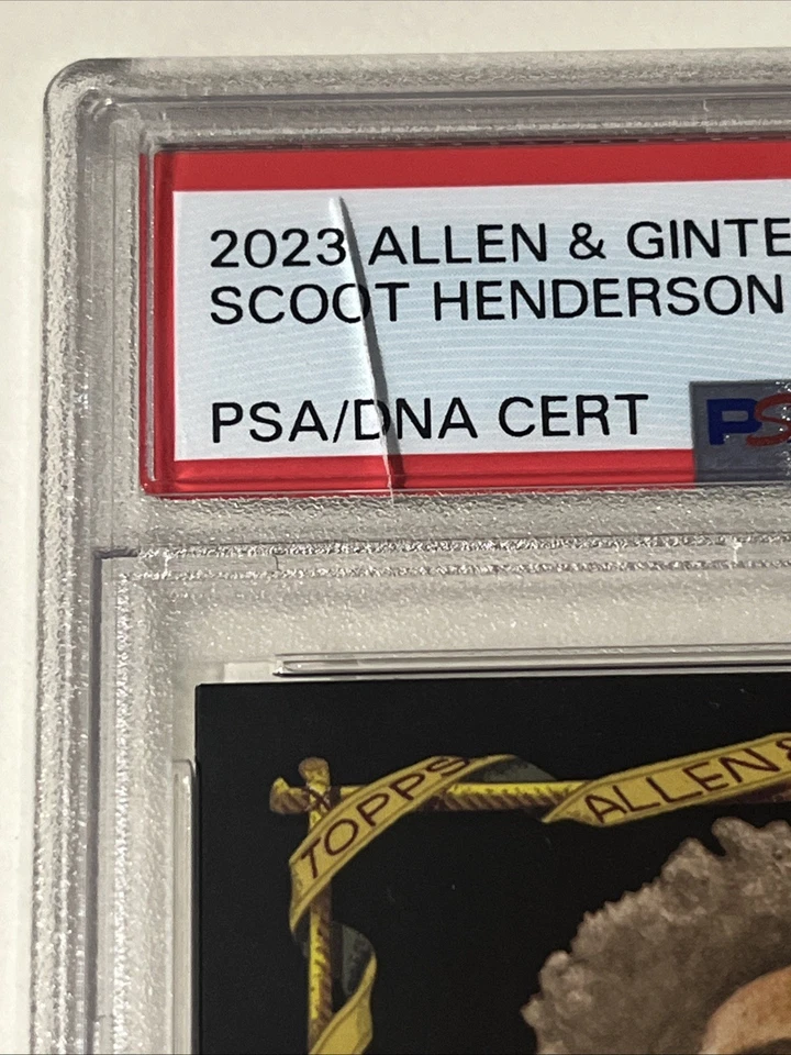 SCOOT HENDERSON AUTO TOPPS ALLEN & GINTER X BLACK #265 PSA 8 PSA 10 Auto POP 1 - Image 3 of 4
