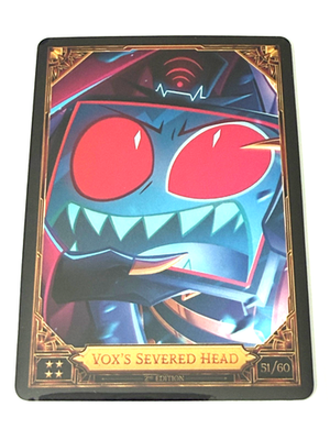 Hazbin Hotel Trading Card Season 2 2nd Edition 51/60 Vox's Severed