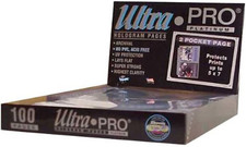 Ultra PRO - 2-Pocket 5''X7'' Platinum Series Pocket Pages 100Ct - Perfect for Pr