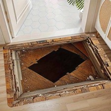Optical Illusion Rug 3D Optical Illusion Door Mat Terrace Porch Entrance Carpet