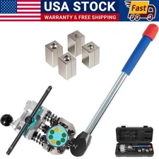 Brake Pipe Line Flaring Tool Kit for 3/16"~3/8" Stainless Steel Tube 45°