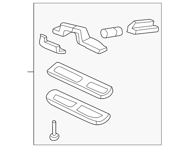 Lámpara de licencia para Honda Civic 1996-2000 (N/P 34100-S04-A01)