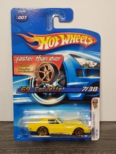 Hot Wheels '69 Corvette Yellow Faster Than Ever FTE #007 1:64 Diecast Sealed NIP