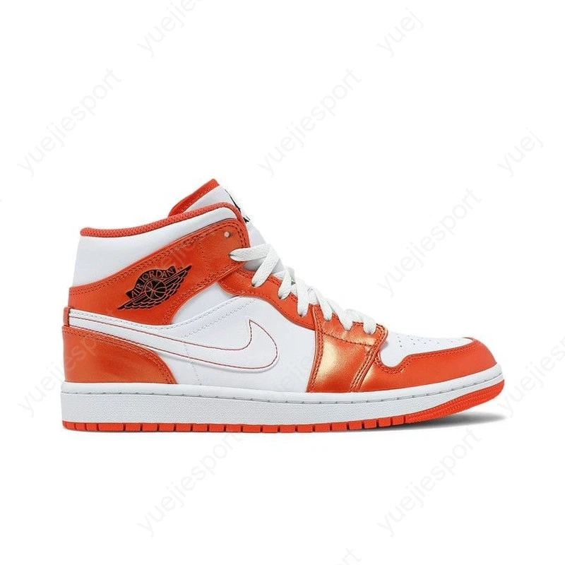 シューズ(男性用) Nike Air Jordan1RetroHighOGElectroOrange Nike Air Jordan 1 Retro High OG Electro Orange (Mens) – Sports