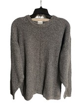 Columbia Sportswear Men  s Sweater Large Gray Cable Knit 100 Cotton