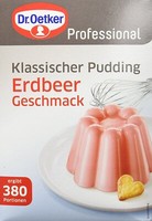 Dr. Oetker Pudding Erdbeer-Geschmack 2.5 Kg, 1Er Pack (1 X 2.5 Kg)