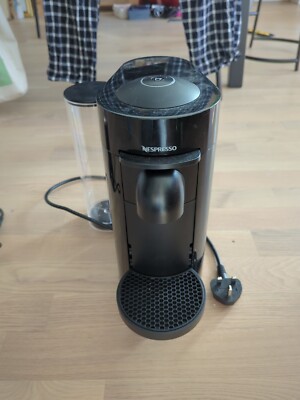 Nespresso Vertuo Plus Coffee Machine Black + Reusable Pods