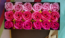 Valentine Roses Bath Soap with Gift Box