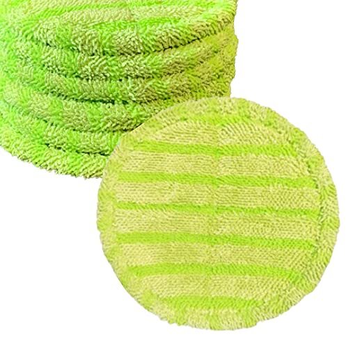 6 Pk 6.3 inch Electric Mop Replacement Pads Compatible with Floor