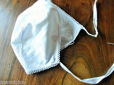 COIFFE begin coton  bébé poupée @CAP