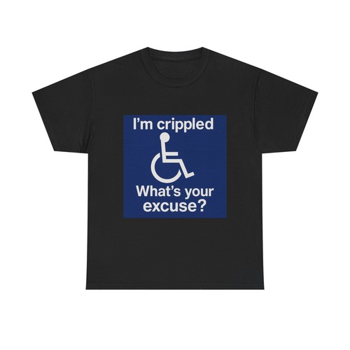 Lustiges Unisex-T-Shirt mit Behinderung, Shirt mit verkrüppeltem Humor, Geschenk mit Behinderung, - Bild 11 von 37