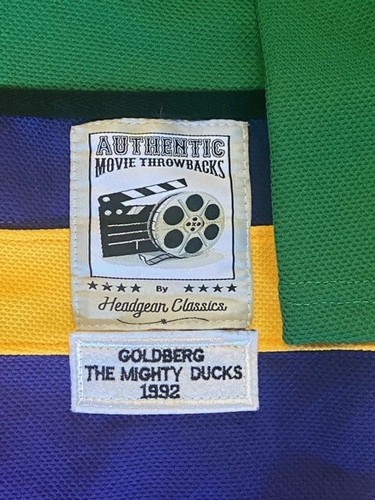 Shaun Weiss SIGNED Goldberg THE MIGHTY DUCKS Movie Hockey Jersey NOT CUSTOM! JSA - Imagen 8 de 8