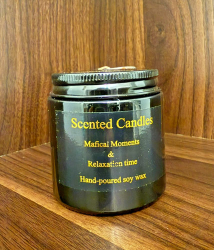 Small Size Scented Candle HAND-POURED SOY WAX! LAVENDER - 第 1/2 張圖片