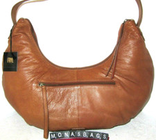 Frye Brand Maddie Large Hobo FCH00989 Tan Leather Shoulder Handbag NWT 278