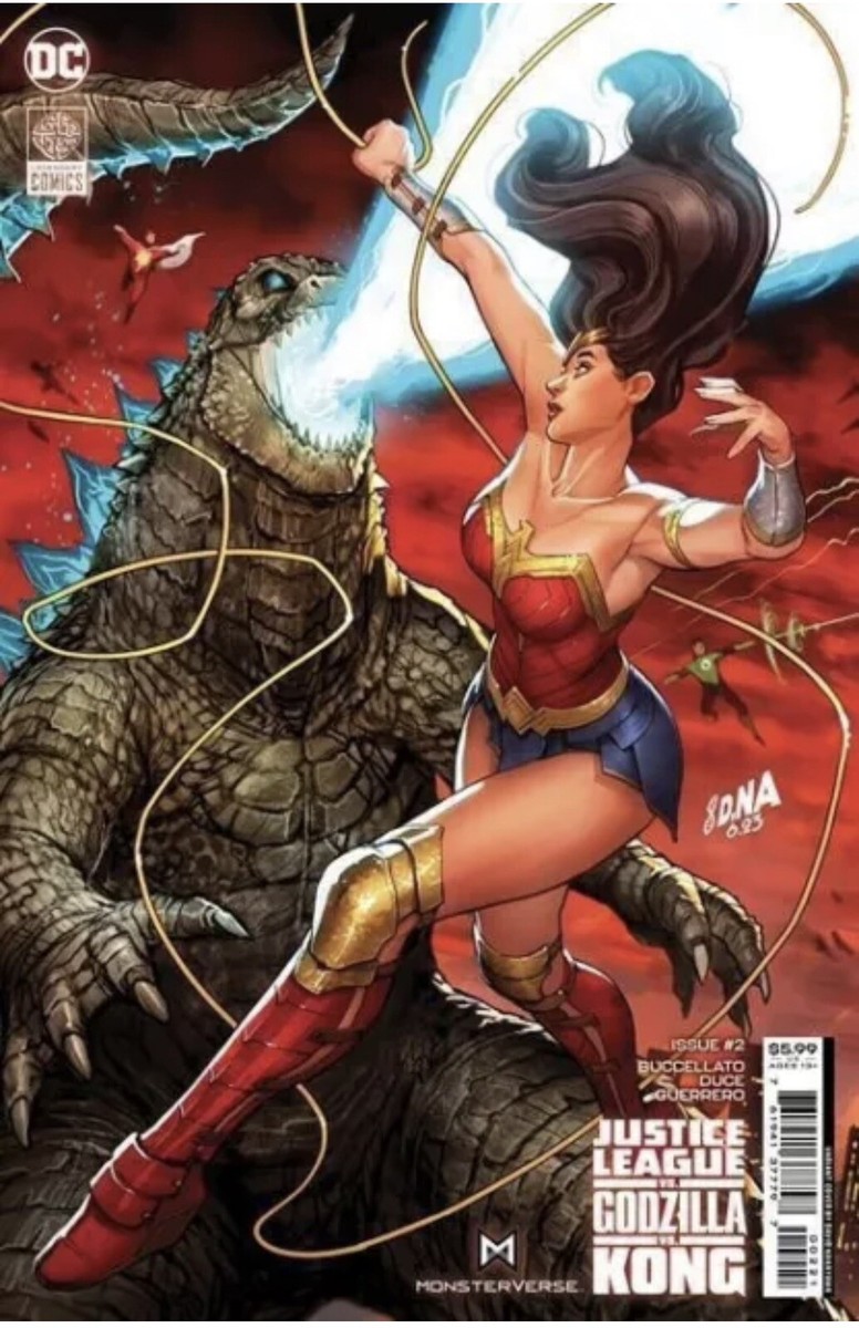 MOREJUSTICE JUSTICE LEAGUE VS GODZILLA VS KONG 2 NAKAYAMA VARIANT NM | eBay