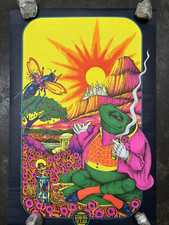 Time out toad  1970 black light vintage poster C2694