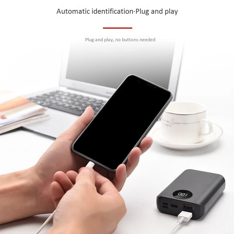 Power Bank Box 3X18650 Battery Pack DIY Smart Charge Fast Charger LED Light Power Bank Box 3X18650 Battery Pack DIY Smart Charge Fast Charger LED Light