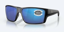 NEW Costa Del Mar Reefton PRO Black Blue 580G Lens 06S9080