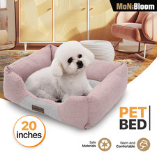 Winter Pet Cat Dog Bed Fluffy Plush Washable Self Warming Mat Rectangle Bolster