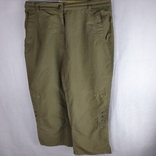 Camargue Damen Cargohose S Khaki 3/4 Polyamid