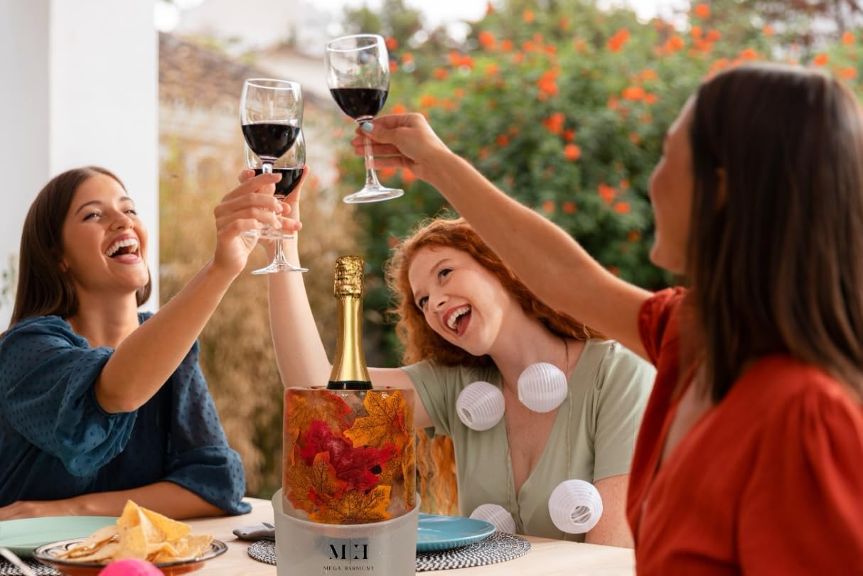 Diy Plastic Wine Chiller Bucket Shaper Clear Wine Chillers for