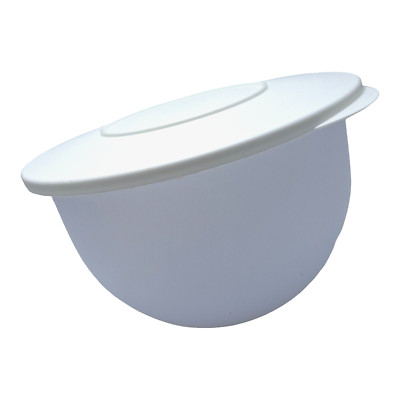 Tupperware Impressions Bowl 10.5 Cups Frosted White NOS