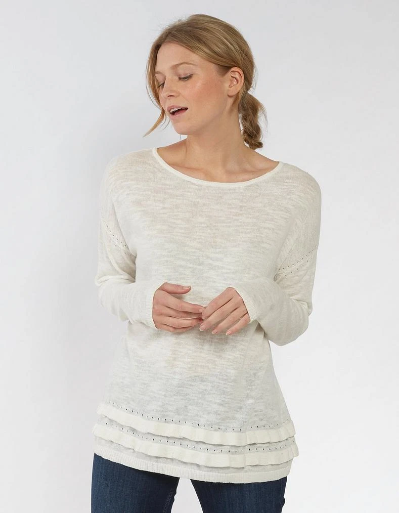 Ruffle hem jumper clearance