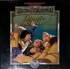 FORGOTTEN REALMS INTERACTIVE ATLAS TSR11451 EXC! CD Set Dungeons Dragons D&D DND
