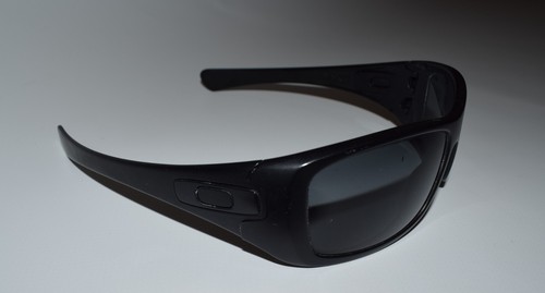 Oakley Hijinx 12-929 montatura occhiali da sole neri avvolgenti 64-15 made in USA uomo sport - Foto 2 di 13